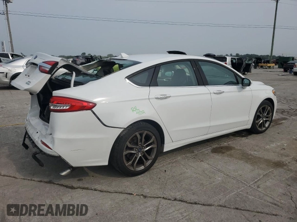 2020 Ford Fusion SEL z VIN 3FA6P0CD2LR154238, wystawiony jako Copart lot #60876945 z przebiegiem 44 692 mil mil oraz Szkoda całkowita • Salvage title. Historia ofert i sprzedaży dostępna na DreamBid. Obrazek 3.