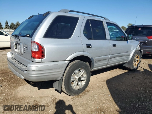 2001 Isuzu Rodeo S with VIN 4S2CK58W914301037, listed as a Copart auction lot 72153074 with 230,781 mi miles and Clean Title. Bid and sale history available at DreamBid. Image 3.
