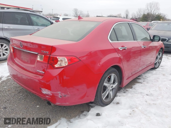 2012 Acura TSX Special Edition with VIN JH4CU2F89CC018444, listed as a IAAI auction lot 41398714 with 134,827 mi miles. Bid and sale history available at carsss.com. Image 4.