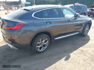 2024 BMW X4 xDrive30i with VIN 5UX33DT05R9X55093, listed as a IAAI auction lot 41811703 with 11,319 mi miles. Bid and sale history available at carsss.com. Image 4.