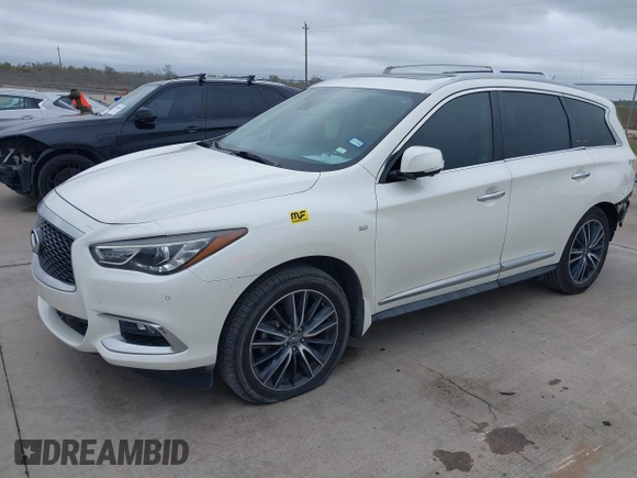2019 Infiniti QX60 LUXE with VIN 5N1DL0MN2KC551218, listed as a IAAI auction lot 41101804 with 111,621 mi miles. Bid and sale history available at carsss.com. Image 17.