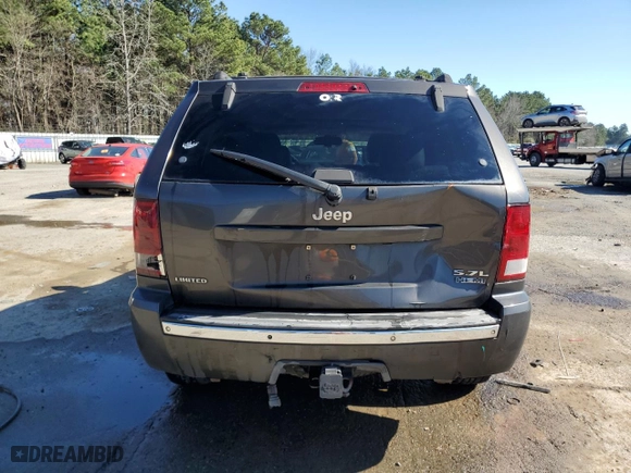 2006 Jeep Grand Cherokee Limited with VIN 1J4HS58206C230073, listed as a Copart auction lot 48040385 with 203,547 mi miles and Salvage Title. Bid and sale history available at carsss.com. Image 6.