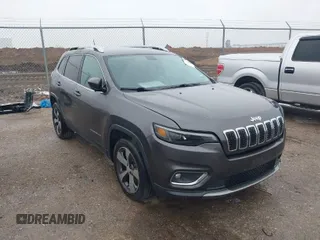 2019 Jeep Cherokee Limited with VIN 1C4PJLDB9KD275094, listed as a IAAI auction lot 41533660 with 75,361 mi miles. Bid and sale history available at carsss.com. Image 1.