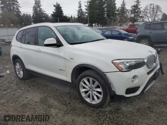2016 BMW X3 xDrive28i with VIN 5UXWX9C54G0D76844, listed as a Copart auction lot 52458505 with 79,221 mi miles and Salvage Title. Bid and sale history available at carsss.com. Image 4.