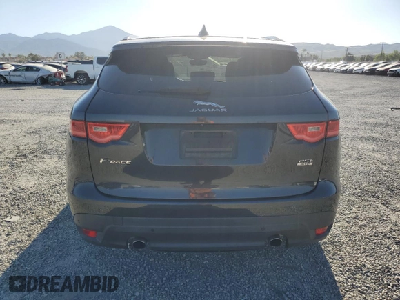 2020 Jaguar F-Pace 25t Premium with VIN SADCJ2FX4LA618158, listed as a Copart auction lot 52814585 with 45,494 mi miles and Salvage Title. Bid and sale history available at DreamBid. Image 6.
