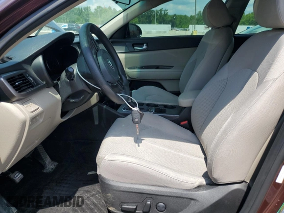 2018 Kia Optima S with VIN 5XXGT4L35JG265287, listed as a Copart auction lot 61407805 with 123,891 mi miles and Salvage title. Bid and sale history available at DreamBid. Image 7.