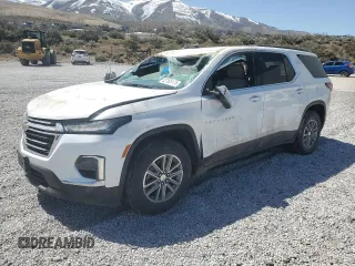 2023 Chevrolet Traverse LT z VIN 1GNEVHKW2PJ191164, wystawiony jako Copart lot #52165175 z przebiegiem Nie podano mil oraz Szkoda całkowita • Salvage title. Historia ofert i sprzedaży dostępna na DreamBid. Obrazek 1.