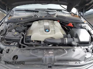2005 BMW 5 Series 545i with VIN WBANB33565CN63095, listed as a IAAI auction lot 41853927 with 147,546 mi miles and . Bid and sale history available at carsss.com. Image 10.