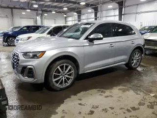 2022 Audi SQ5 Premium with VIN WA1A4AFY0N2101315, listed as a Copart auction lot 47988675 with 33,216 mi miles and Salvage title. Bid and sale history available at DreamBid. Image 1.