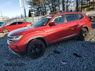 2022 Volkswagen Atlas 3.6L V6 SE w/Technology with VIN 1V2KR2CA7NC523163, listed as a Copart auction lot 46044115 with 56,377 mi miles and Salvage Title. Bid and sale history available at carsss.com. Image 1.
