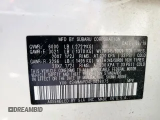 2020 Subaru Ascent Touring z VIN 4S4WMARD4L3416075, wystawiony jako Copart lot #54067615 z przebiegiem 108 918 mil mil oraz Szkody całkowita. Historia ofert i sprzedaży dostępna na DreamBid. Obrazek 14.