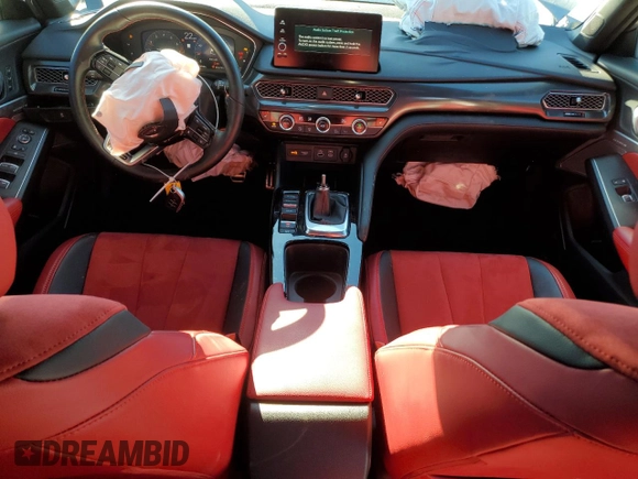 2024 Acura Integra Technology with VIN 19UDE4G70RA016396, listed as a Copart auction lot 87123924 with 10,672 mi miles and Salvage title. Bid and sale history available at DreamBid. Image 8.