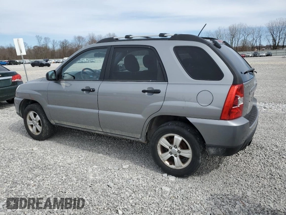 2010 Kia Sportage LX with VIN KNDKG3A45A7706946, listed as a Copart auction lot 50245845 with 111,884 mi miles and Salvage Title. Bid and sale history available at carsss.com. Image 2.