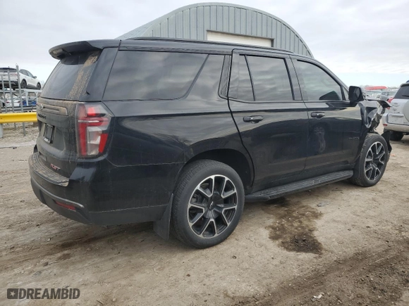 2022 Chevrolet Tahoe RST with VIN 1GNSKRKD7NR282297, listed as a Copart auction lot 41962345 with 60,720 mi miles and Salvage Title. Bid and sale history available at carsss.com. Image 3.