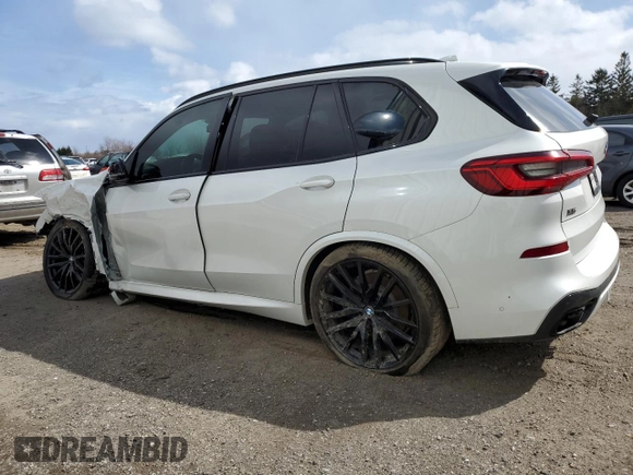 2021 BMW X5 M50i with VIN 5UXJU4C05M9E57370, listed as a Copart auction lot 50819455 with 88,583 mi miles and Clean Title. Bid and sale history available at carsss.com. Image 2.