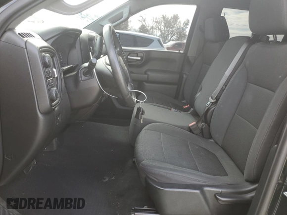 2019 Chevrolet Silverado 1500 Custom with VIN 1GCUYBEF7KZ268867, listed as a Copart auction lot 80945794 with 99,914 mi miles and Salvage Title. Bid and sale history available at DreamBid. Image 7.