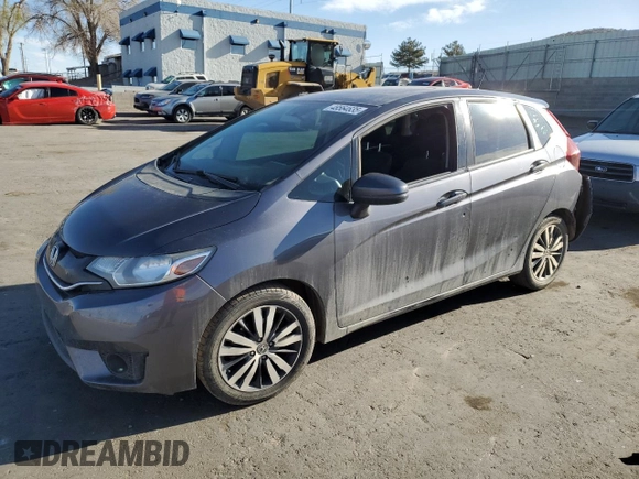 2015 Honda Fit EX-L with VIN 3HGGK5H89FM726964, listed as a Copart auction lot 48564635 with 157,667 mi miles and Salvage Title. Bid and sale history available at DreamBid. Image 1.