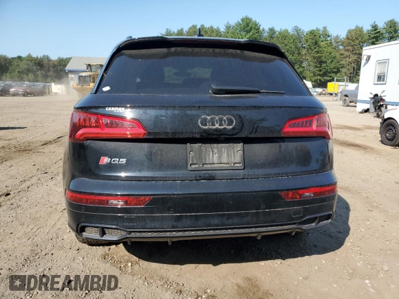 2020 Audi SQ5 Premium Plus with VIN WA1B4AFY4L2056932, listed as a Copart auction lot 71116794 with 55,244 mi miles and Salvage Title. Bid and sale history available at DreamBid. Image 6.