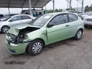 2008 Hyundai Accent GS with VIN KMHCM36C48U073067, listed as a IAAI auction lot 42055217 with 173,949 mi miles. Bid and sale history available at carsss.com. Image 17.