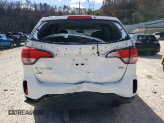 2014 Kia Sorento LX with VIN 5XYKTCA63EG481383, listed as a Copart auction lot 48865185 with 105,118 mi miles and Salvage Title. Bid and sale history available at carsss.com. Image 6.