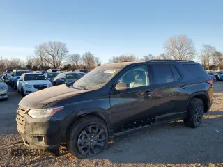 2021 Chevrolet Traverse RS with VIN 1GNEVJKW5MJ128028, listed as a Copart auction lot 46551275 with 72,181 mi miles and Salvage Title. Bid and sale history available at carsss.com. Image 1.