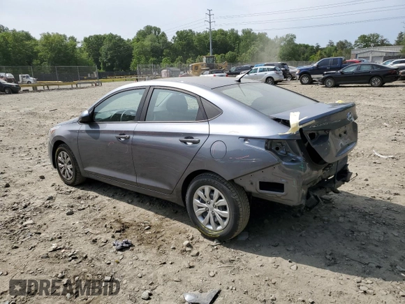 2018 Hyundai Accent SEL with VIN 3KPC24A3XJE007540, listed as a Copart auction lot 52873853 with 76,039 mi miles. Bid and sale history available at carsss.com. Image 2.