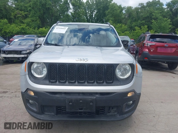 2017 Jeep Renegade Latitude with VIN ZACCJBBB6HPF68571, listed as a IAAI auction lot 42310442 with 66,419 mi miles and . Bid and sale history available at DreamBid. Image 13.