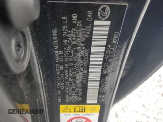 2019 Lexus ES 350 with VIN 58ABZ1B12KU030028, listed as a Copart auction lot 52530685 with 47,322 mi miles and Salvage Title. Bid and sale history available at DreamBid. Image 13.