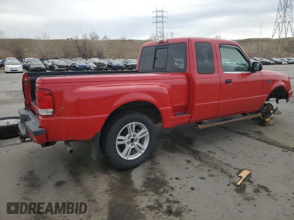 2000 Ford Ranger XL with VIN 1FTYR14V4YTB03095, listed as a Copart auction lot 50303165 with 175,116 mi miles and Salvage Title. Bid and sale history available at carsss.com. Image 3.