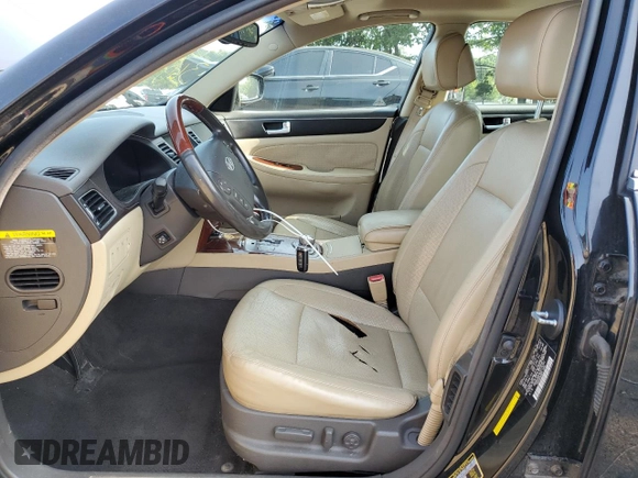 2012 Hyundai Genesis 4.6L with VIN KMHGC4DF6CU175762, listed as a Copart auction lot 67151194 with 169,838 mi miles and Salvage Title. Bid and sale history available at carsss.com. Image 7.