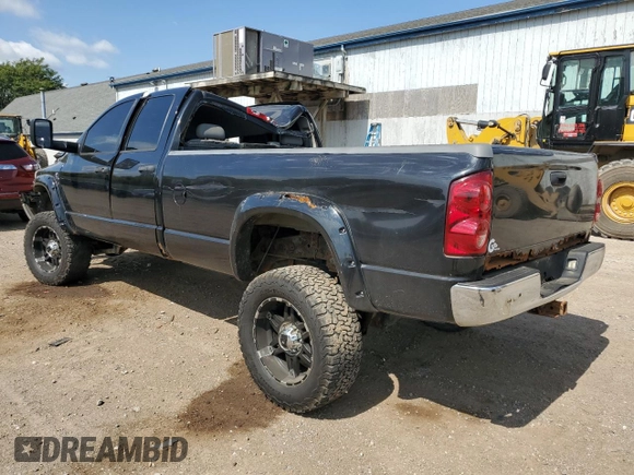 2007 Dodge Ram 2500 SLT with VIN 3D7KS28A47G818340, listed as a Copart auction lot 70581824 with 229,557 mi miles and Salvage Title. Bid and sale history available at carsss.com. Image 2.