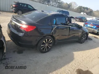 2012 Chrysler 200 S with VIN 1C3CCBHG2CN327304, listed as a Copart auction lot 48618835 with 0 mi miles and Salvage Title. Bid and sale history available at carsss.com. Image 3.