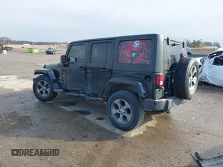 2017 Jeep Wrangler Unlimited Sahara with VIN 1C4BJWEG5HL520140, listed as a IAAI auction lot 41708084 with 74,906 mi miles. Bid and sale history available at carsss.com. Image 3.