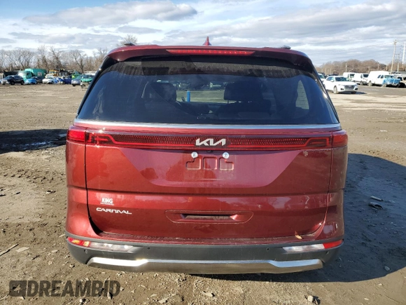 2024 Kia Carnival SX Prestige with VIN KNDNE5H33R6336836, listed as a Copart auction lot 85352014 with 14,213 mi miles and Salvage Title. Bid and sale history available at carsss.com. Image 6.