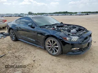 2017 Ford Mustang GT with VIN 1FA6P8CF7H5265510, listed as a Copart auction lot 59172315 with Not provided miles and Salvage title. Bid and sale history available at DreamBid. Image 4.