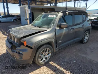 2020 Jeep Renegade Latitude with VIN ZACNJABB1LPL43712, listed as a Copart auction lot 49842945 with 124,335 mi miles and Salvage Title. Bid and sale history available at carsss.com. Image 1.