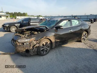 2021 Nissan Maxima SV with VIN 1N4AA6CV2MC513076, listed as a Copart auction lot 52694515 with 44,232 mi miles and Salvage title. Bid and sale history available at DreamBid. Image 1.