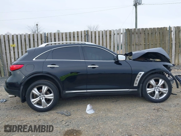 2009 Infiniti FX35 with VIN JNRAS18W59M150723, listed as a IAAI auction lot 41941858 with 1 mi miles. Bid and sale history available at carsss.com. Image 13.