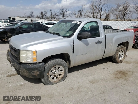 2010 Chevrolet Silverado 1500 Work Truck with VIN 1GCPCPEX8AZ263693, listed as a Copart auction lot 49038045 with 132,268 mi miles and Salvage Title. Bid and sale history available at DreamBid. Image 1.