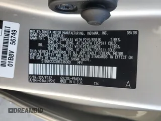 2009 Toyota Sienna CE with VIN 5TDZK23C59S236009, listed as a Copart auction lot 54921695 with 227,875 mi miles and Salvage Title. Bid and sale history available at DreamBid. Image 13.