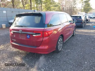 2022 Honda Odyssey EX-L with VIN 5FNRL6H73NB034607, listed as a IAAI auction lot 41238103 with 57,868 mi miles and . Bid and sale history available at DreamBid. Image 4.
