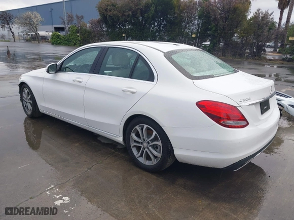 2015 Mercedes-Benz C-Class C 300 with VIN 55SWF4JB3FU085943, listed as a IAAI auction lot 41788857 with 107,954 mi miles. Bid and sale history available at carsss.com. Image 3.