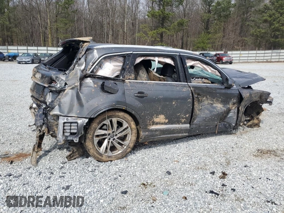 2021 Audi Q7 Premium Plus with VIN WA1LJAF79MD012225, listed as a Copart auction lot 49011665 with Not provided miles and Salvage title. Bid and sale history available at DreamBid. Image 3.