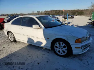 2000 BMW 3 Series 323Ci with VIN WBABM3342YJN88421, listed as a Copart auction lot 87962185 with Not Provided miles and Salvage Title. Bid and sale history available at DreamBid. Image 4.