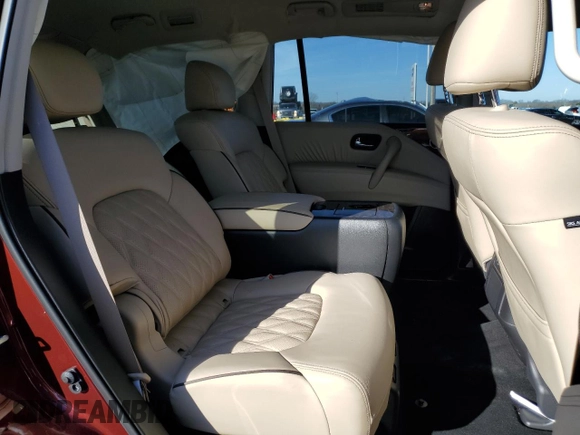 2024 Nissan Armada Platinum with VIN JN8AY2DB6R9852824, listed as a Copart auction lot 42947255 with 6,765 mi miles and Salvage Title. Bid and sale history available at carsss.com. Image 11.