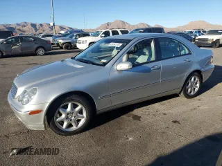 2003 Mercedes-Benz C 240 with VIN WDBRF61J73A439936, listed as a Copart auction lot 41914175 with 55,514 mi miles and Salvage Title. Bid and sale history available at carsss.com. Image 1.