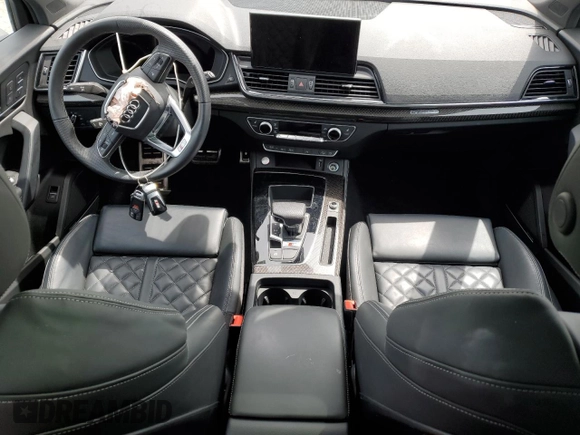 2023 Audi SQ5 Premium Plus with VIN WA1B4AFY1P2059485, listed as a Copart auction lot 53466224 with 16,465 mi miles and Salvage Title. Bid and sale history available at DreamBid. Image 8.