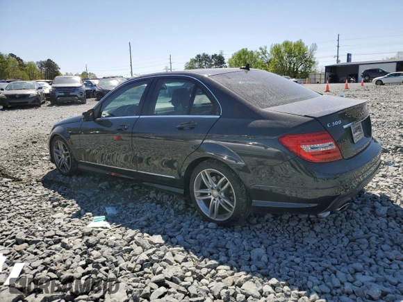 2013 Mercedes-Benz C 300 Sport with VIN WDDGF8AB3DR246513, listed as a Copart auction lot 52407915 with 93,713 mi miles and Salvage Title. Bid and sale history available at DreamBid. Image 2.