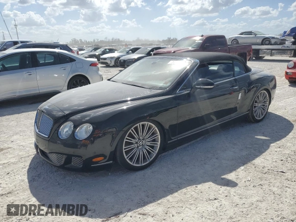 2011 Bentley Continental GT with VIN SCBDP3ZA1BC067897, listed as a Copart auction lot 74782274 with Not Provided miles and Salvage Title. Bid and sale history available at DreamBid. Image 1.