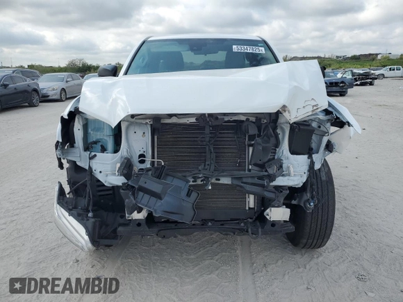 2023 Toyota Tacoma SR with VIN 3TYRX5GN9PT077706, listed as a Copart auction lot 53347825 with 43,791 mi miles and Salvage title. Bid and sale history available at DreamBid. Image 5.
